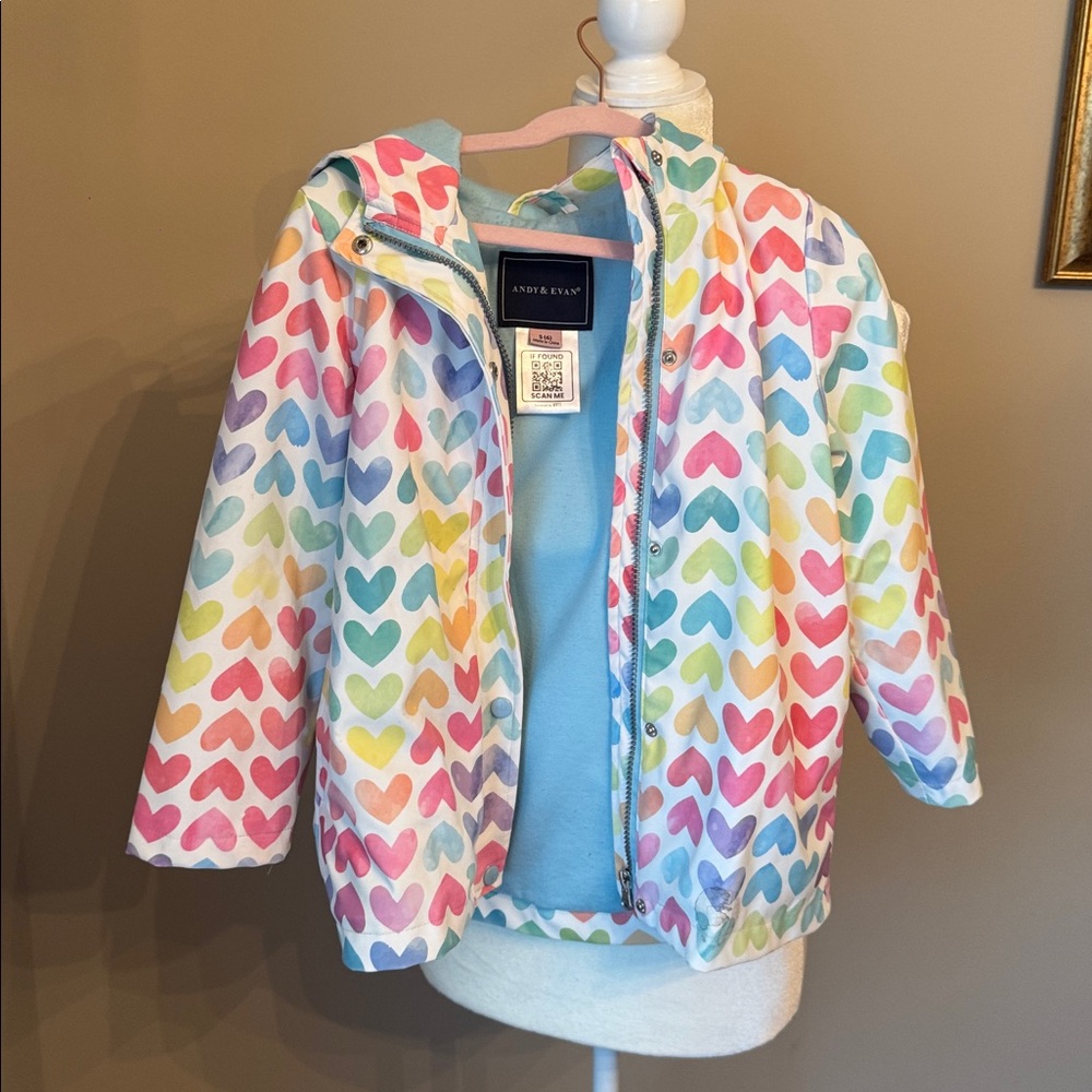 Andy & Evan Multicolor Heart Jacket